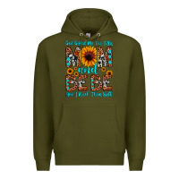 Army Green god gifted me two titles mom and bebe  and i rock Premium Hoodie - JahusDesignShop