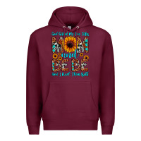 Burgundy god gifted me two titles mom and bebe  and i rock Premium Hoodie - JahusDesignShop
