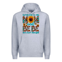 Heather Grey god gifted me two titles mom and bebe  and i rock Premium Hoodie - JahusDesignShop
