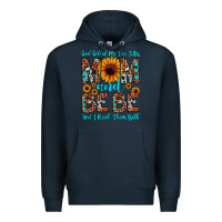 Navy god gifted me two titles mom and bebe  and i rock Premium Hoodie - JahusDesignShop