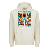 Oatmeal Heather god gifted me two titles mom and bebe  and i rock Premium Hoodie - JahusDesignShop