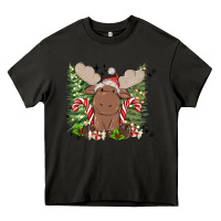 Asphalt christmas reindeer Heavy Core Tee - MaliasSmallBusiness