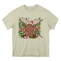 Mossy christmas reindeer Heavy Core Tee - MaliasSmallBusiness