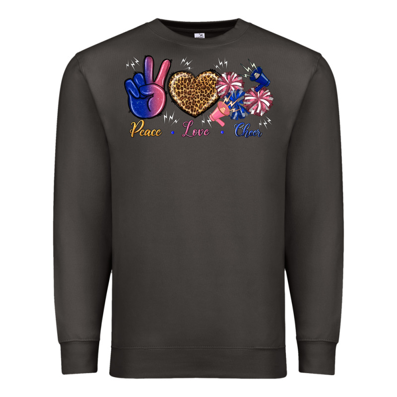 Peace Love Cheer Premium Sweatshirt by BundleAndBundleShop | Teevron