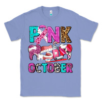 Colony Blue pink october Classic Tee - AdoDesignShop