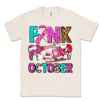 Natural pink october Classic Tee - AdoDesignShop