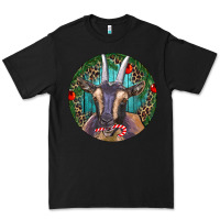Black Dark Goat Christmas Premium Tee - RanaPortraitStore