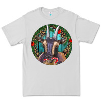Dove Grey Dark Goat Christmas Premium Tee - RanaPortraitStore