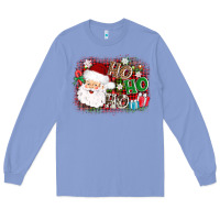 Colony Blue ho ho ho santa Long Sleeve Tee - AdoDesignShop