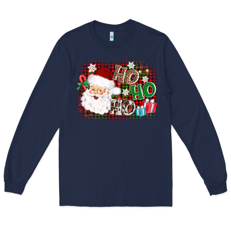 Ho Ho Ho Santa Long Sleeve Tee by AdoDesignShop | Teevron
