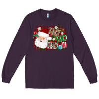 Plum ho ho ho santa Long Sleeve Tee - AdoDesignShop