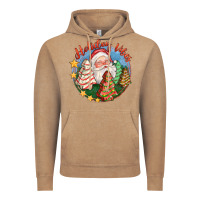 Vintage Coffee holiday vibes Vintage Hoodie - FaDigitalArtStudio