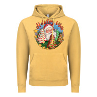 Vintage Mustard holiday vibes Vintage Hoodie - FaDigitalArtStudio