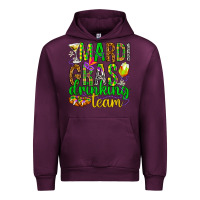 Mauve Wine Mardi Gras drinking team Urban Hoodie - HowdyJamesFarm