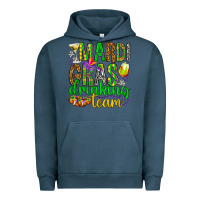 Pigment Midnight Navy Mardi Gras drinking team Urban Hoodie - HowdyJamesFarm