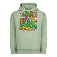 Pigment Oil Green Mardi Gras drinking team Urban Hoodie - HowdyJamesFarm