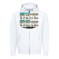 White holy enough to pray for you hood enough to swing o Zipper Hoodie - MaliasSmallBusiness