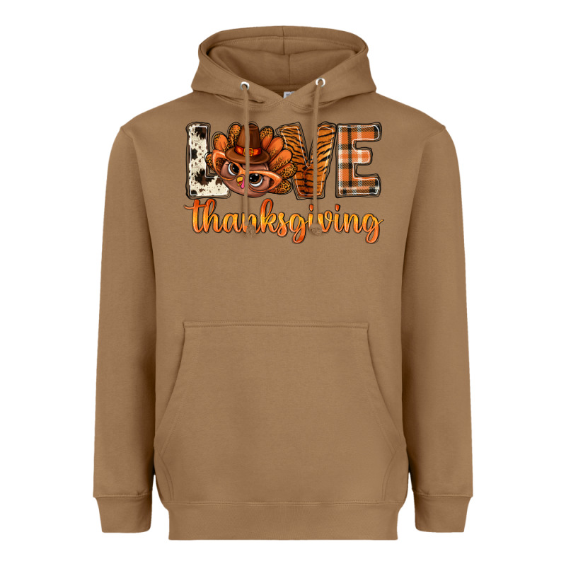 Love Thanksgiving With Turkey Bbs Heavyweight Hoodie by BundleAndBundleShop | Teevron