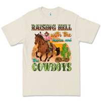 Bone raising hell with the hippies and the cowboys Premium Tee - texasbilliewilder