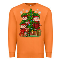 Carrot Mimi Elf, Mama Elf, Child Elf Christmas Premium Sweatshirt - BundleAndBundleShop
