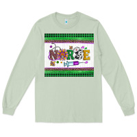 Matcha mardi gras nurse Long Sleeve Tee - Artiststas