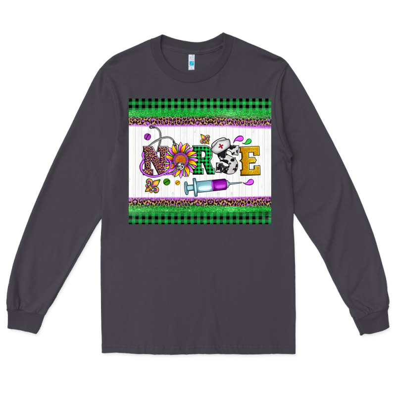 Mardi Gras Nurse Long Sleeve Tee by Artiststas | Teevron