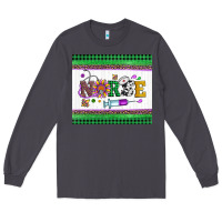 Smoke mardi gras nurse Long Sleeve Tee - Artiststas