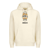Sandshell Yellow Flower on Pink Background Mom Skull Premium Hoodie - Bettercallsaul