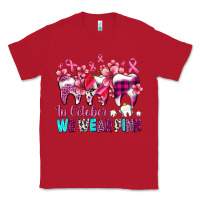 Red in october we wear pink cancer ribbon with teeth Classic Tee - AdoDesignShop
