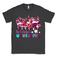 Smoke in october we wear pink cancer ribbon with teeth Classic Tee - AdoDesignShop