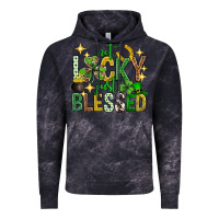 Cloud Black Not lucky just blessed st. patricks day Vintage Hoodie - Neo Western