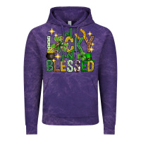 Cloud Purple Not lucky just blessed st. patricks day Vintage Hoodie - Neo Western