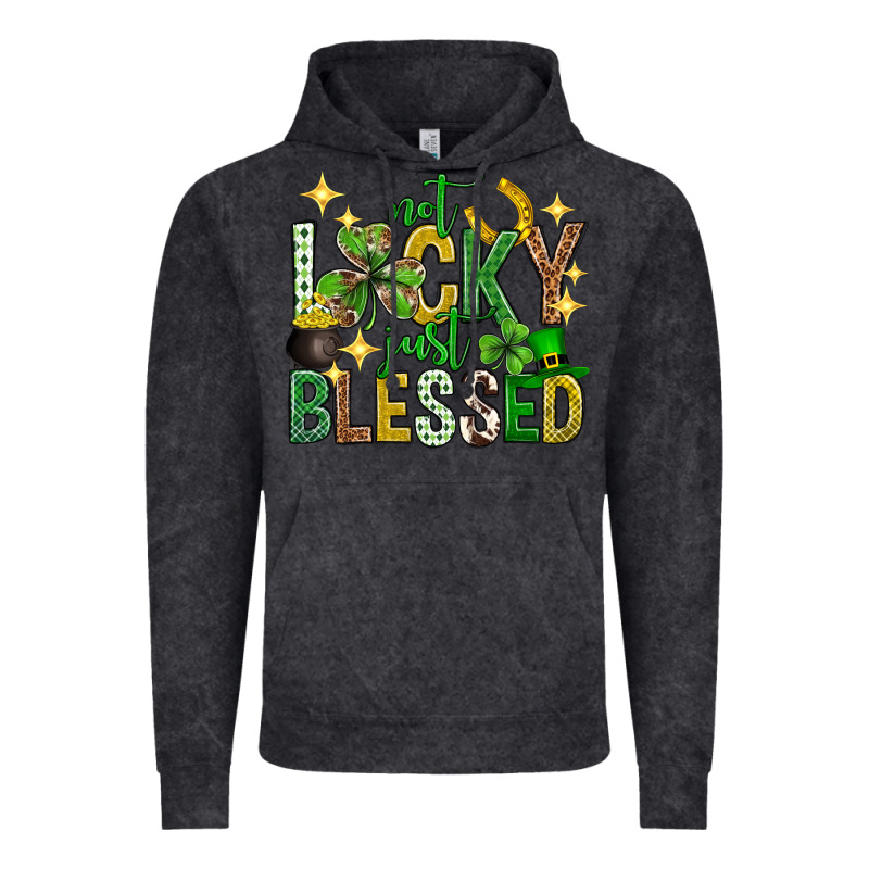 Not Lucky Just Blessed St. Patricks Day Vintage Hoodie by Neo Western | Teevron