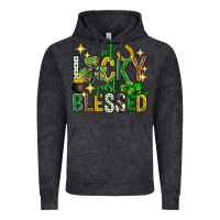 Vintage Black Not lucky just blessed st. patricks day Vintage Hoodie - Neo Western