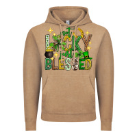 Vintage Coffee Not lucky just blessed st. patricks day Vintage Hoodie - Neo Western