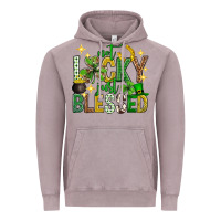 Vintage Zinc Not lucky just blessed st. patricks day Vintage Hoodie - Neo Western