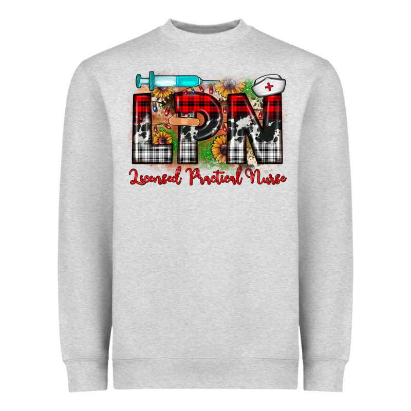 Christmas Lpn Licensed Practical Nurse Heavyweight Sweatshirt by JahusDesignShop | Teevron