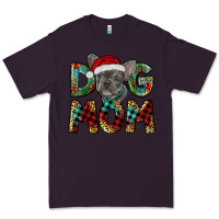 Plum Christmas French Bulldog Mom Premium Tee - RanaPortraitStore