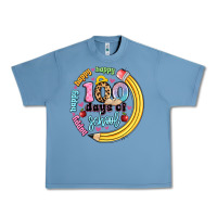 Pebble Blue happy 100 days of school Urban Heavy Tee - Artiststas
