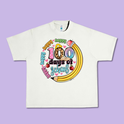 Happy 100 Days Of School Urban Heavy Tee Designed By Artiststas