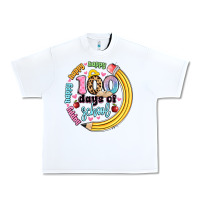 White happy 100 days of school Urban Heavy Tee - Artiststas