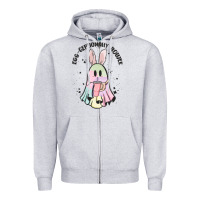 Heather Grey egg ceptionally boujee Zipper Hoodie - MaliasSmallBusiness