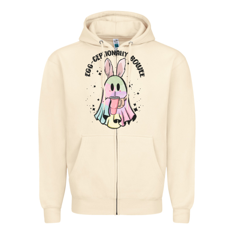 Egg Ceptionally Boujee Zipper Hoodie by MaliasSmallBusiness | Teevron