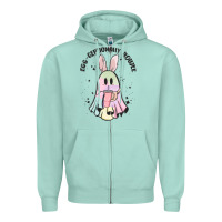 Seafoam egg ceptionally boujee Zipper Hoodie - MaliasSmallBusiness