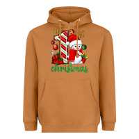 Meerkat my 1 st christmas with cute snowman bbs Heavyweight Hoodie - BundleAndBundleShop