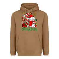 Toasted Coconut my 1 st christmas with cute snowman bbs Heavyweight Hoodie - BundleAndBundleShop