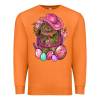 Carrot Cowboy Rabbit Easter Premium Sweatshirt - BundleAndBundleShop