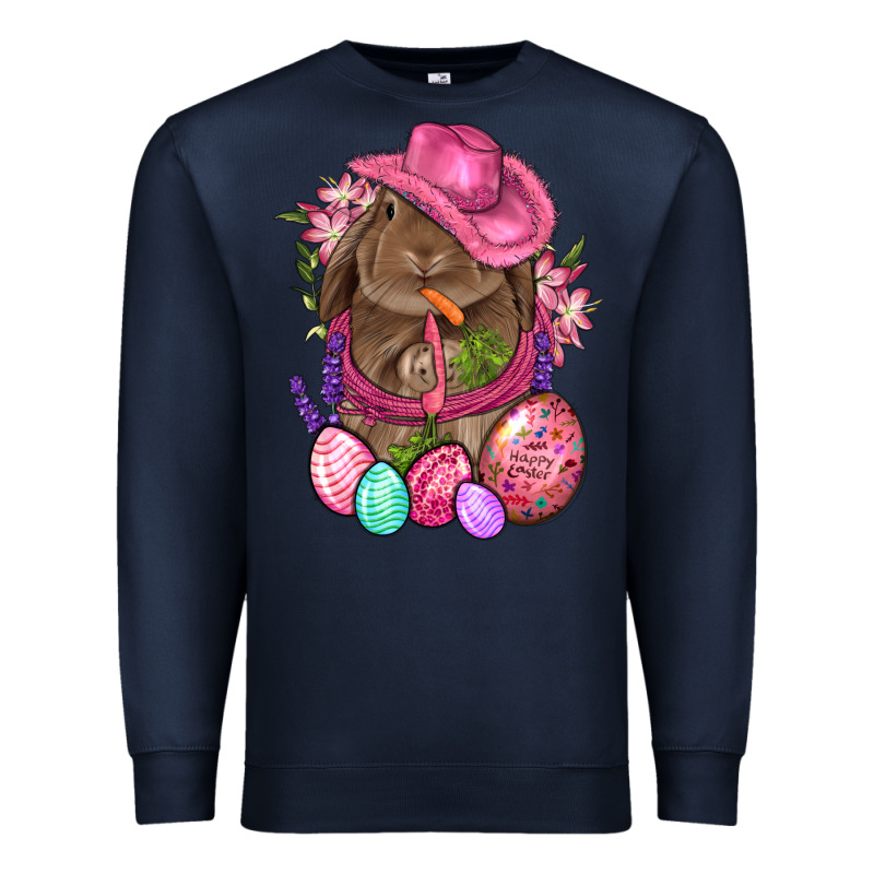 Cowboy Rabbit Easter Premium Sweatshirt by BundleAndBundleShop | Teevron