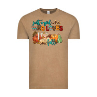 Vintage Coffee just a girl who loves fall Vintage Tee - AdoDesignShop
