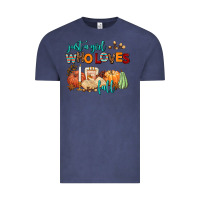 Vintage Denim just a girl who loves fall Vintage Tee - AdoDesignShop